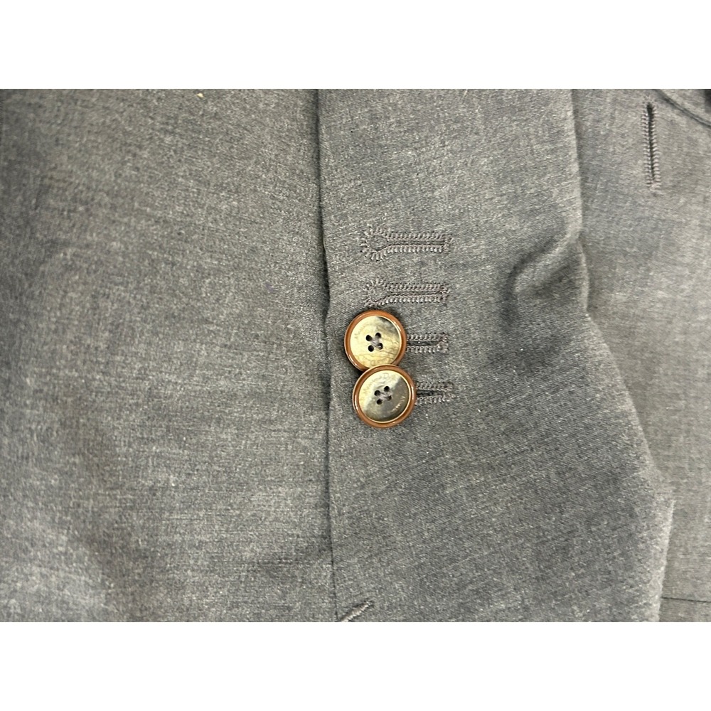Massimo Dutti Blazer 42R Patch Pocket Unconstructed Cotton Linen Surgeon Cuffs - Picture 8 of 16
